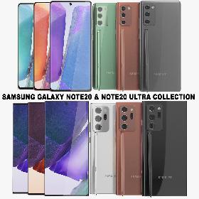 Samsung Galaxy Note20 & Note20 Ultra Collection 3D